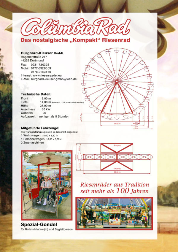 riesenraeder.eu - Unterlagen Riesenrad Columbia Rad III